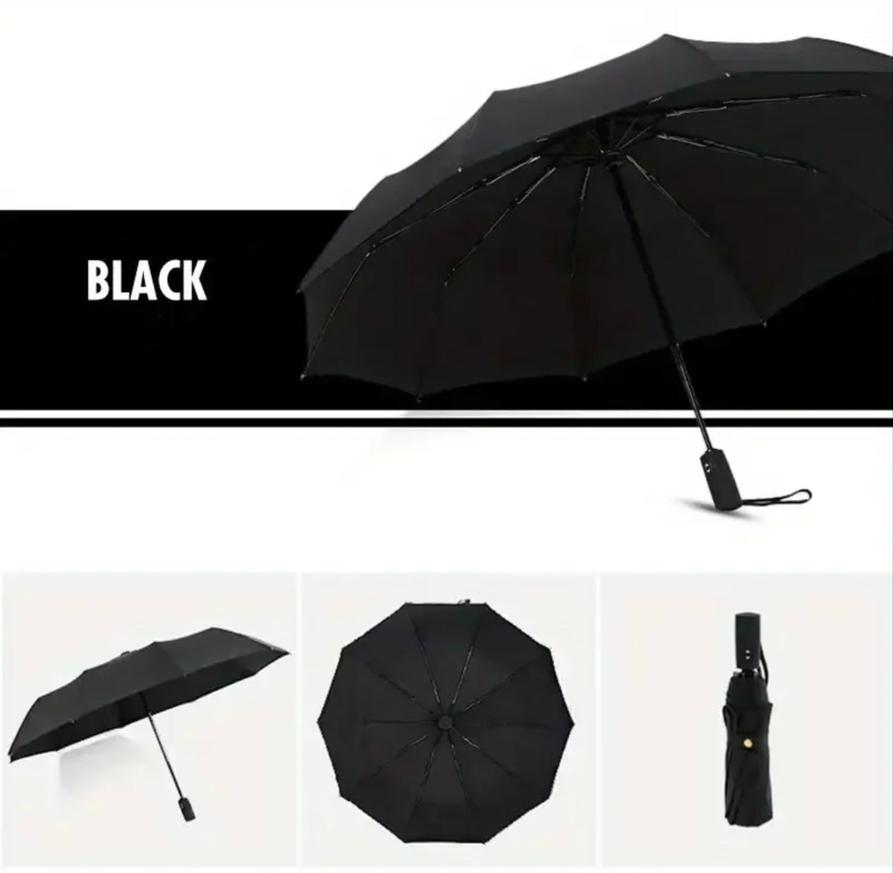 Automatic Folding Business 10 Bones Umbrella