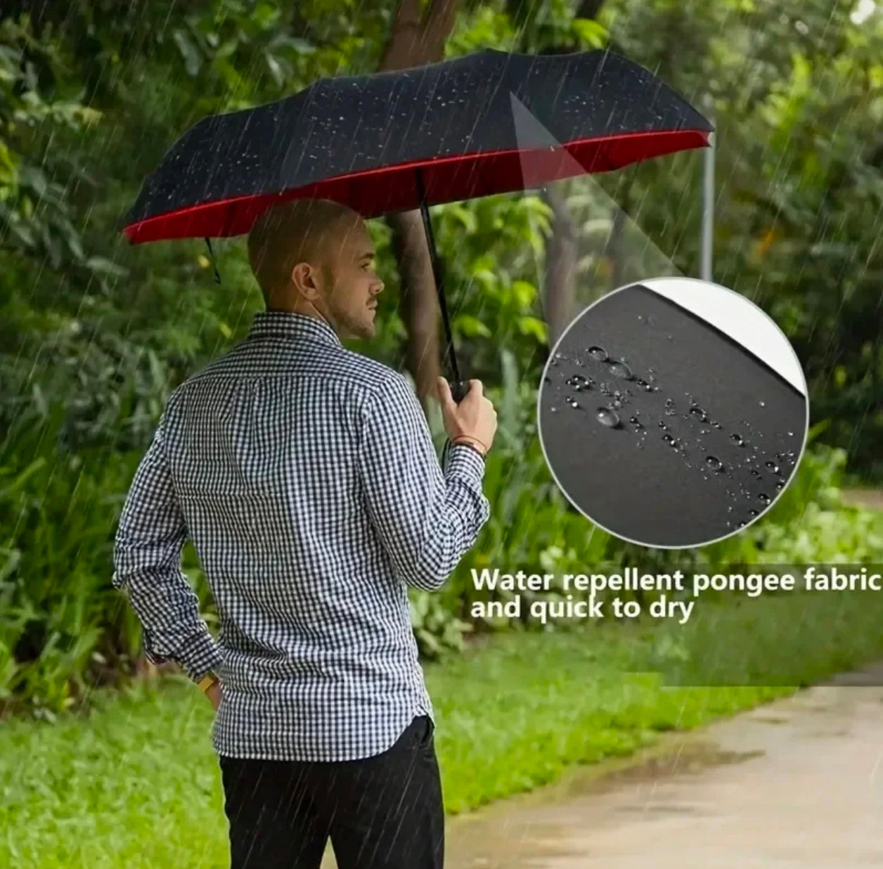 Automatic Folding Business 10 Bones Umbrella