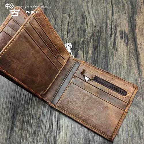 MenBens Leather Wallet for Men Women with Card Holder