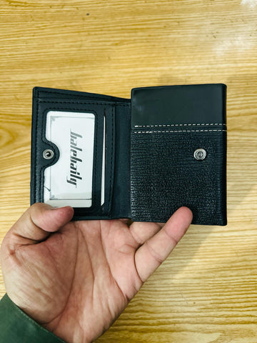 New luxury Trifold Leather Wallet