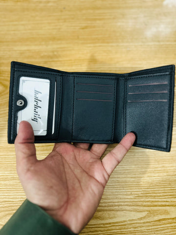 New luxury Trifold Leather Wallet