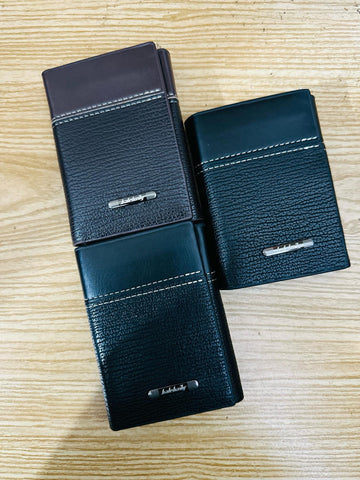 New luxury Trifold Leather Wallet