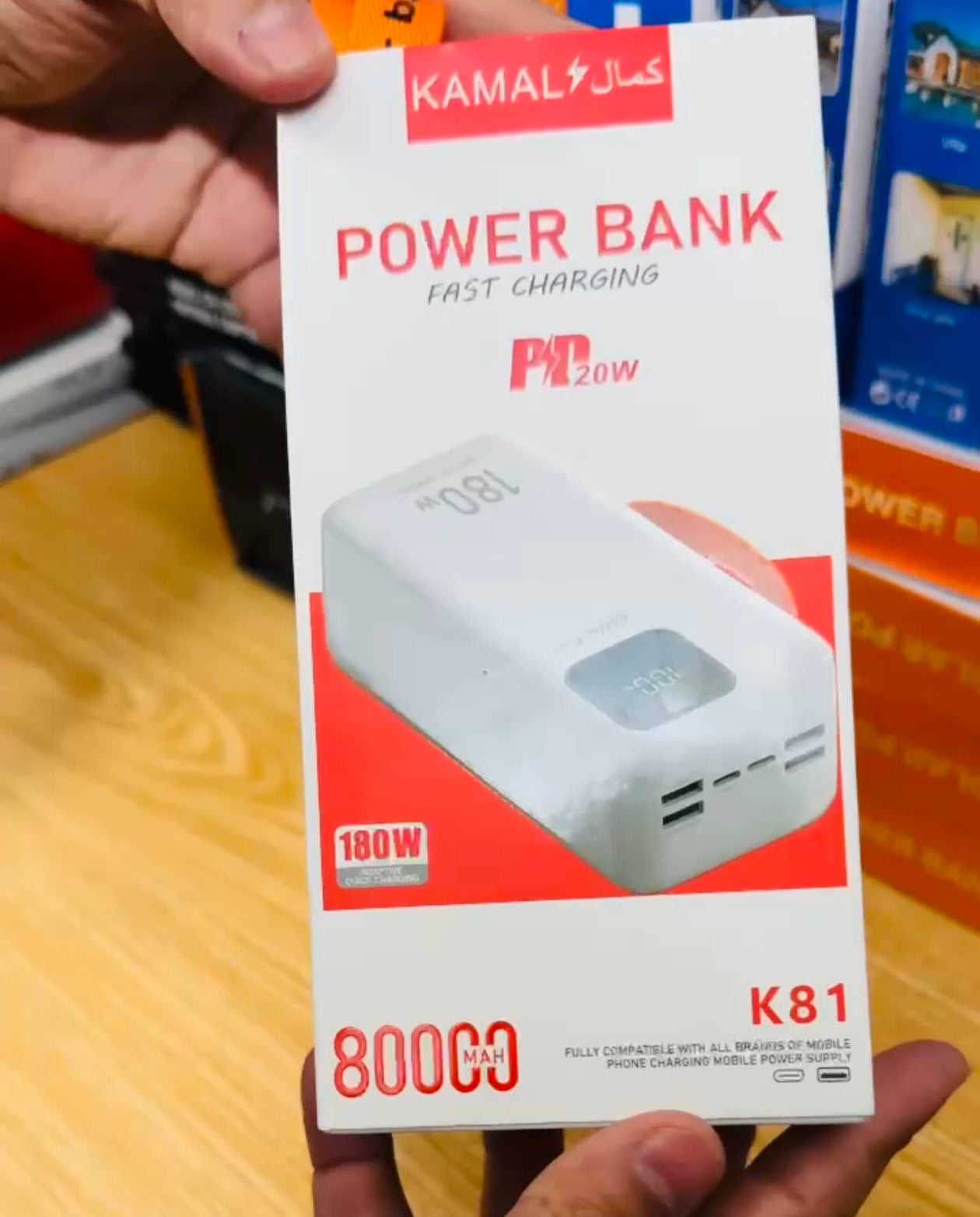 80000 Mah super fast power full Power bank