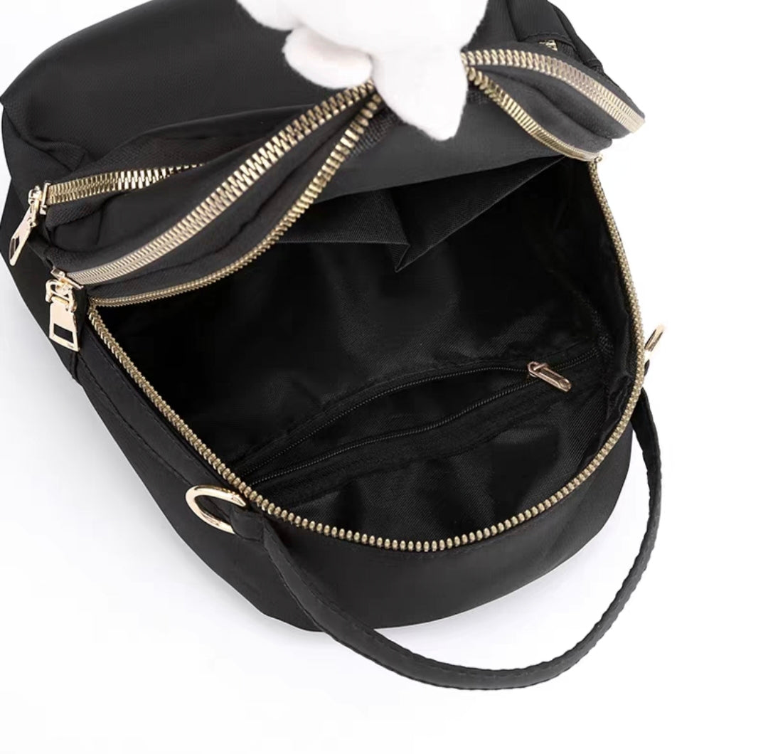 Girls Fashion Bag - Nylon Crossbody Messenger  Women Bag with Coin Purse