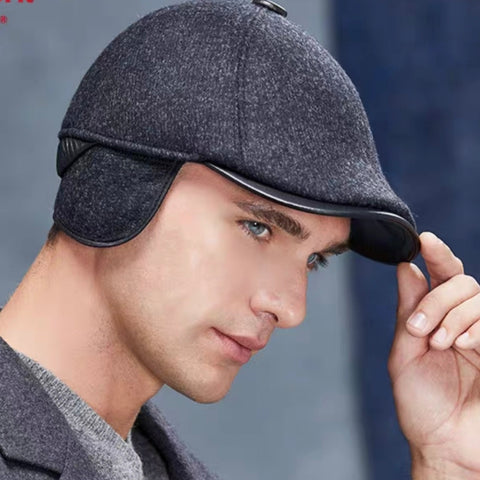 Stylish Winter Warm Beret Hat With adjustable ear muff