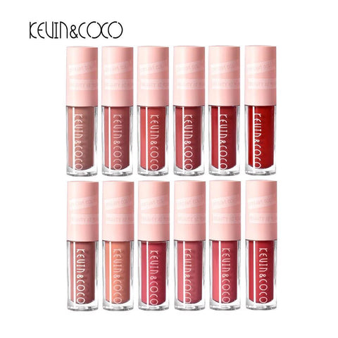 Kevin & Coco 12 colors Matte LipGloss 12 Colors Make Me Happy Liquid Mattes