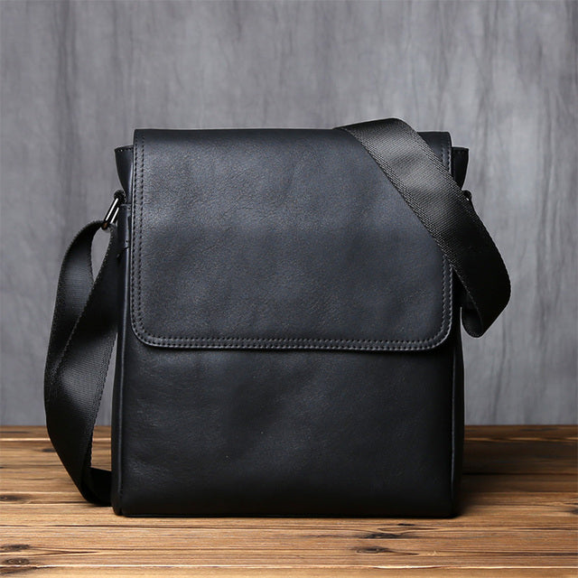 Crossbody Bag Genuine Leather Men's Shoulder Bag For Men Women