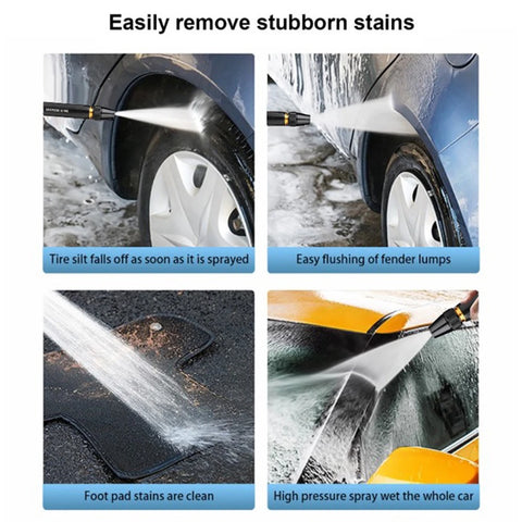Car Washing Garden Spray Gun Nozzles Metal Jet Lance Nozzle Adjustable High Pressure Washer Spray Nozzle Adapte
