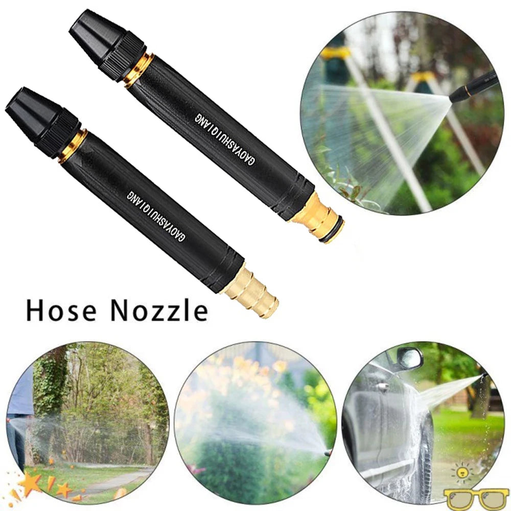 Car Washing Garden Spray Gun Nozzles Metal Jet Lance Nozzle Adjustable High Pressure Washer Spray Nozzle Adapte