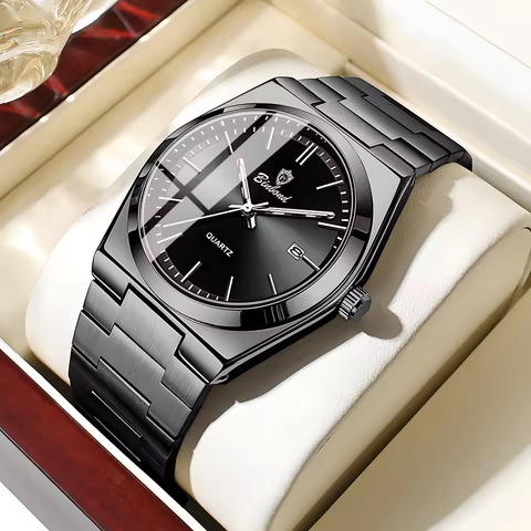 Power Luxury Stainless Steel Men Watch Waterproof