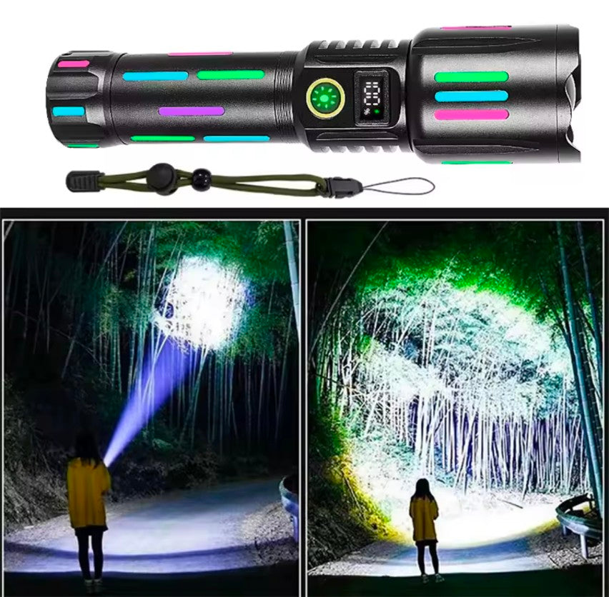 COBA Powerful Bright Spotlight LED Flashlight With Fluorescent Absorbing