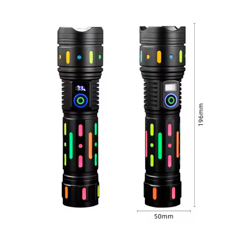 COBA Powerful Bright Spotlight LED Flashlight With Fluorescent Absorbing