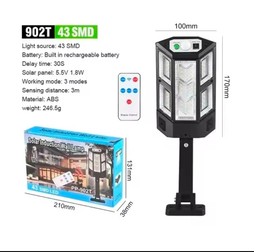 Powerful 360LED Solar Street PIR Motion Sensor light