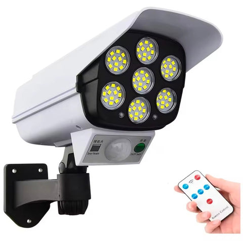 Solar Light Outdoor Human Body Sensor Waterproof LED Solar Lamp Simulation Monitoring Light Garden Path Street Led Wall Light