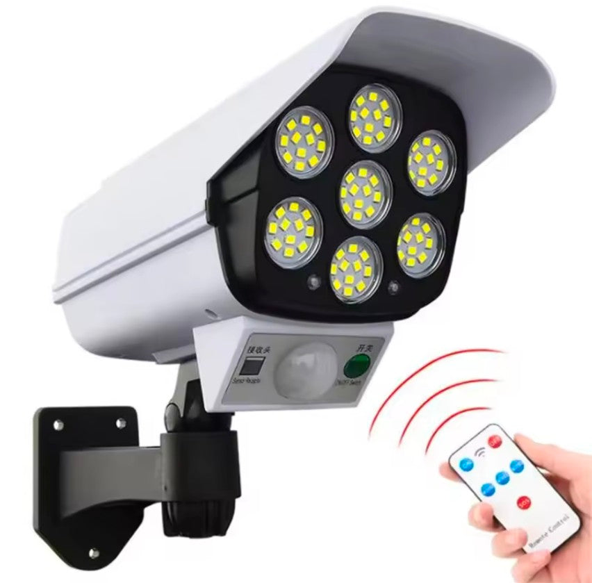 Solar Light Outdoor Human Body Sensor Waterproof LED Solar Lamp Simulation Monitoring Light Garden Path Street Led Wall Light