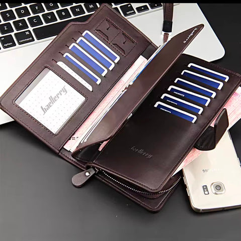 Baellerry Long Universal Wallet Zipper Large Capacity