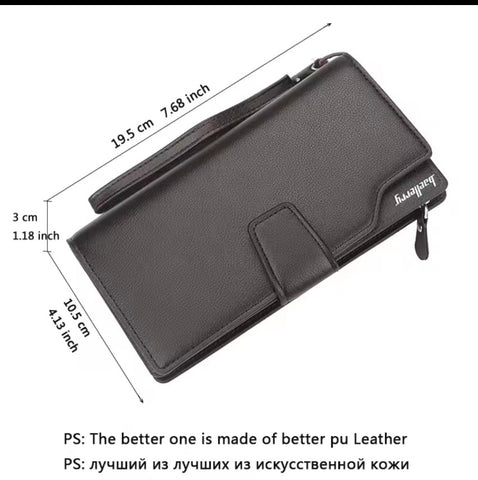 Baellerry Long Universal Wallet Zipper Large Capacity