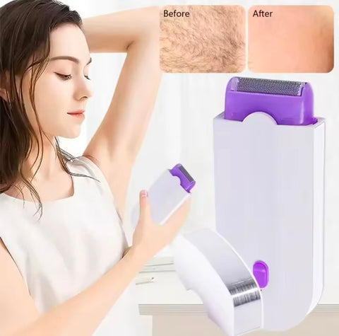 Electric Mini Hair Remover Epilator Facial Bikini Permanent Hair Removal Device for Women Peach Fuzz Fingers Arms Legs Armpit