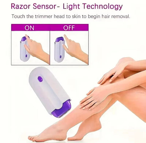 Electric Mini Hair Remover Epilator Facial Bikini Permanent Hair Removal Device for Women Peach Fuzz Fingers Arms Legs Armpit