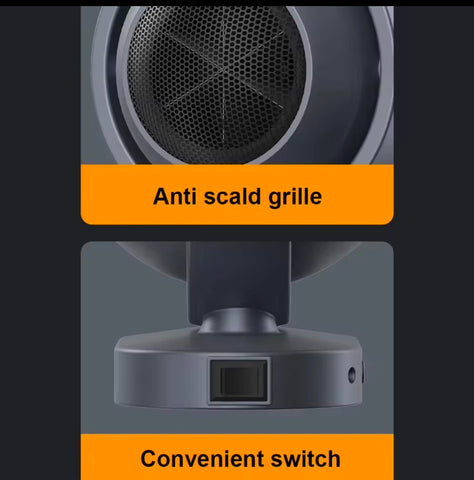 380W Electric Heaters Safety-Cent Portable Thermostat Desktop Heating Machine