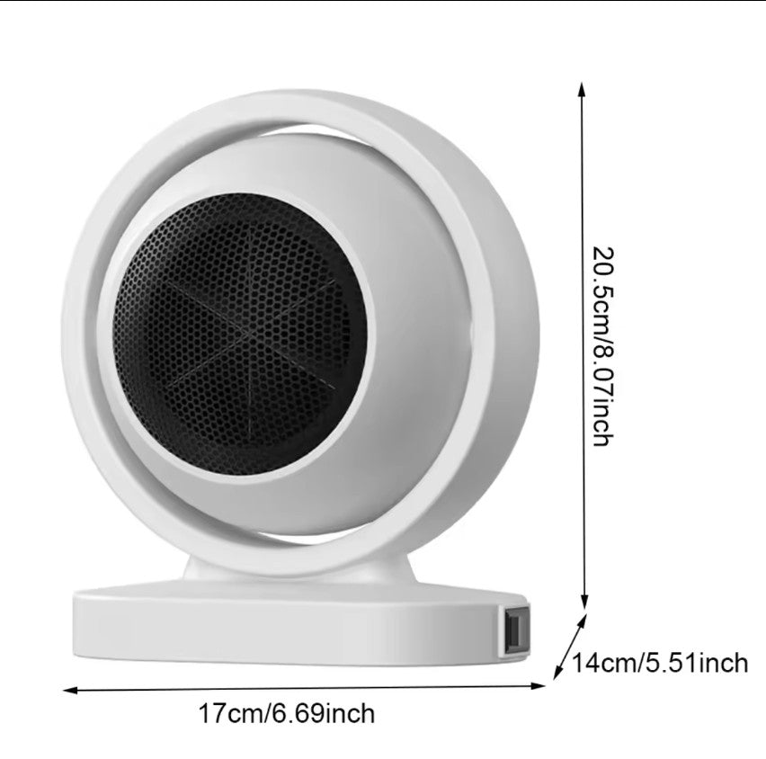 380W Electric Heaters Safety-Cent Portable Thermostat Desktop Heating Machine