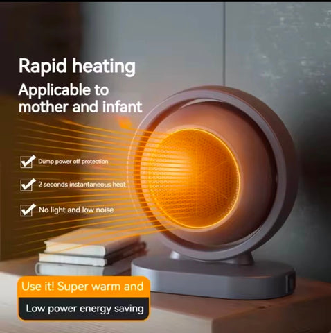 380W Electric Heaters Safety-Cent Portable Thermostat Desktop Heating Machine