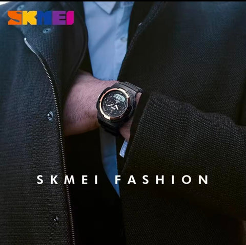 SKMEI 1454 Man Military Double Time Waterproof Watch