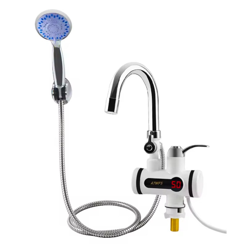 Tankless Hot Water Heater Faucet Shower Instant Electric Tap