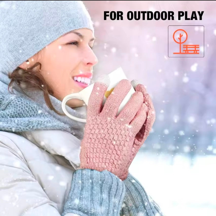 Winter Touchscreen Gloves New Thermal Fleece Gloves