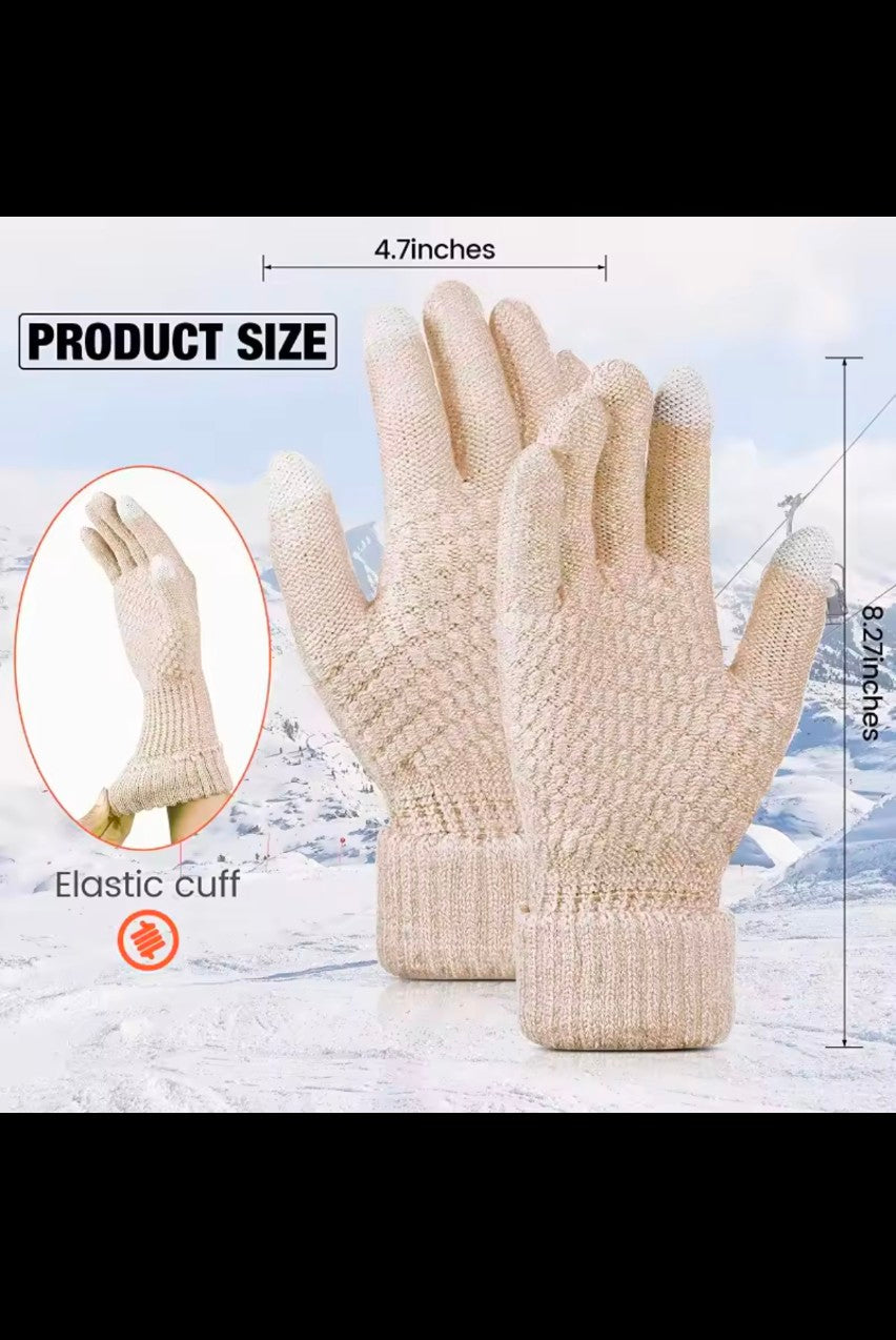 Winter Touchscreen Gloves New Thermal Fleece Gloves