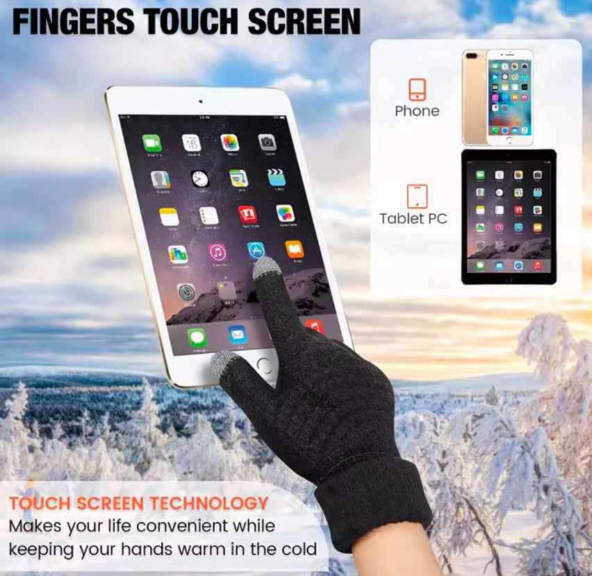 Winter Touchscreen Gloves New Thermal Fleece Gloves