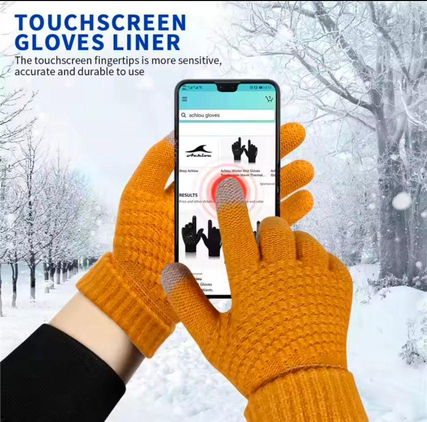 Winter Touchscreen Gloves New Thermal Fleece Gloves