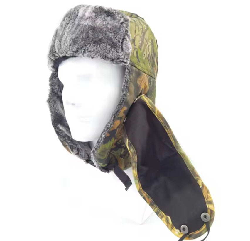 Snow Winter Fleece Hats Hunting Fishing Cap Tactical Balaclava Face Mask Cycling Ski Hat