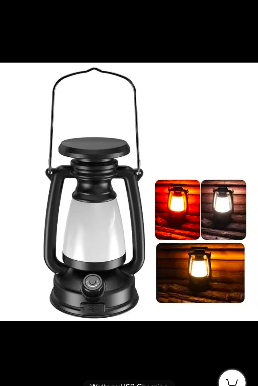 Solar Lantern Rechargeable/Solar Charging Camping Light Portable Camping Lanterns 3 Lighting Modes