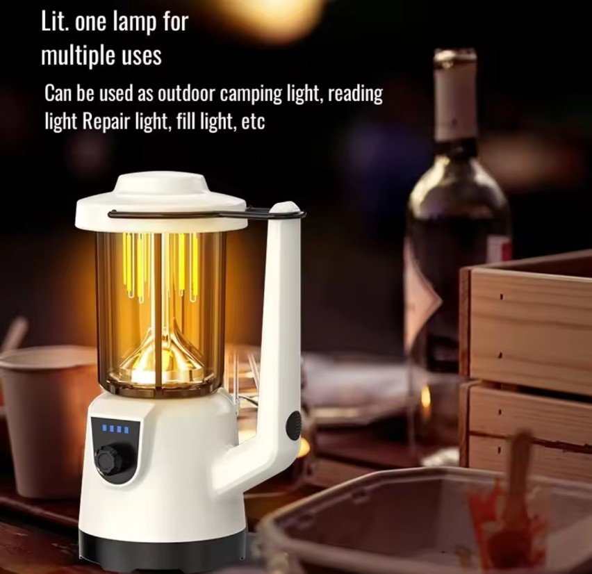 Germany long range 3 in 1 Camping Search Light + Lantern & Power bank