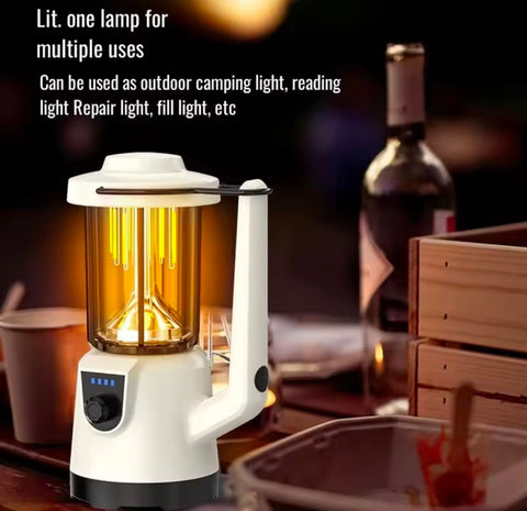 Germany long range 3 in 1 Camping Search Light + Lantern & Power bank