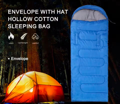 Ultra Lightweight Portable Sleeping Bag 4 Seasons Warm Envelope Backpack