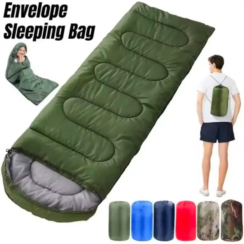 Ultra Lightweight Portable Sleeping Bag 4 Seasons Warm Envelope Backpack