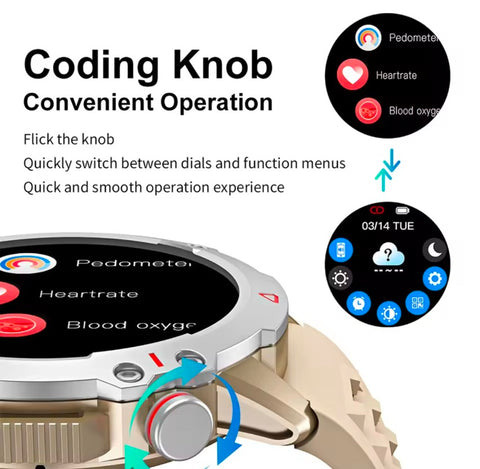 HK87 AMOLED Smart Watch Bluetooth Call 1.43inch Screen NFC AI Voice Heart Rate 410mAh Battery