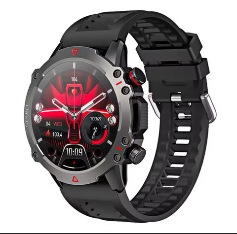 HK87 AMOLED Smart Watch Bluetooth Call 1.43inch Screen NFC AI Voice Heart Rate 410mAh Battery
