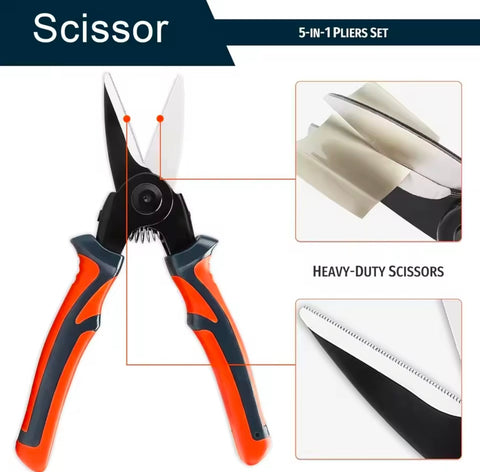 5-in-1 Multi-functional Pliers Set