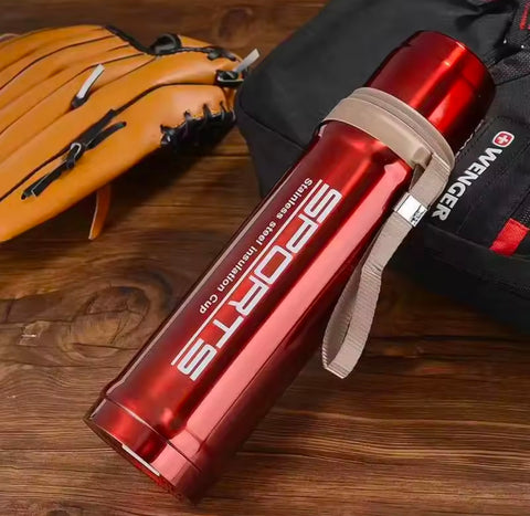 Imported Sports Vacuum Flask 750ML Stainless Bottle Hot and Cold Thermos