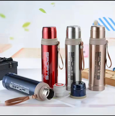 Imported Sports Vacuum Flask 750ML Stainless Bottle Hot and Cold Thermos