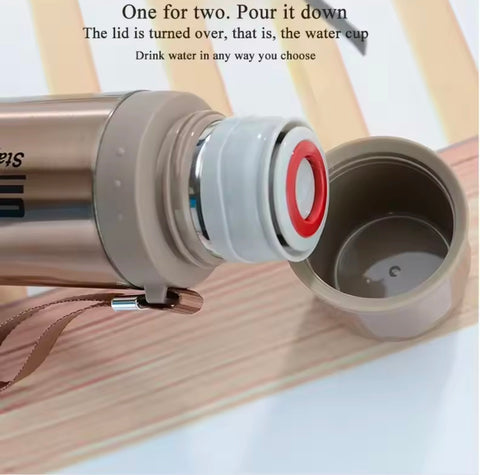 Imported Sports Vacuum Flask 750ML Stainless Bottle Hot and Cold Thermos