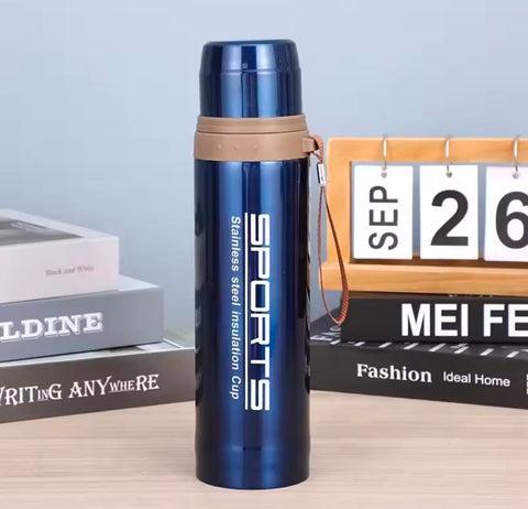 Imported Sports Vacuum Flask 750ML Stainless Bottle Hot and Cold Thermos