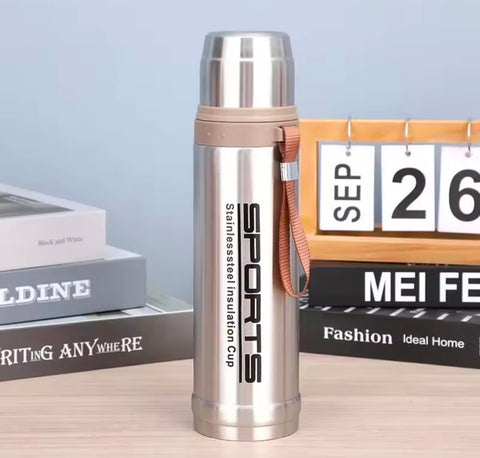 Imported Sports Vacuum Flask 750ML Stainless Bottle Hot and Cold Thermos