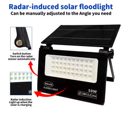 Solar Motion Sensor Light - Solar Powered Cordless