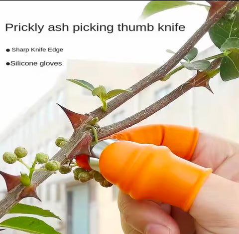 Silicone Thumb Knife Set Fruit and Vegetable Picking Potted Plants