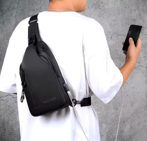 Multi-functional Men Crossbody Waterproof Shoulder Travel Bag