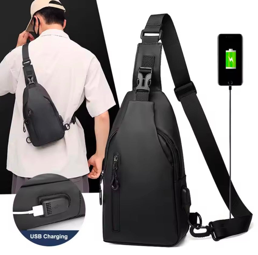 Multi-functional Men Crossbody Waterprof Shoulder Travel Bag